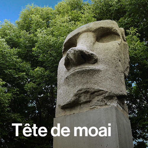 Tête de moai